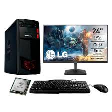 PC Intel Core i7-8TH + Ram 16GB + Disco SSD 1TB + Monitor 24" FHD + Case Halion RGB + Teclado y mouse Logitech MK120